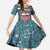 Syria Christmas Family Matching Mermaid Dress and Hawaiian Shirt with National Flag Motif, Coat of Arms Eagle, and Festive Snowflake Pattern - Wonder Print Shop