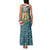 Syria Christmas Family Matching Tank Maxi Dress and Hawaiian Shirt with National Flag Motif, Coat of Arms Eagle, and Festive Snowflake Pattern - Wonder Print Shop