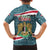 Syria Christmas Hawaiian Shirt with National Flag Motif, Coat of Arms Eagle, and Festive Snowflake Pattern - Wonder Print Shop