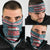 Syria Christmas Neck Gaiter with National Flag Motif, Coat of Arms Eagle, and Festive Snowflake Pattern - Wonder Print Shop