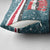Syria Christmas Pillow Cover with National Flag Motif, Coat of Arms Eagle, and Festive Snowflake Pattern - Wonder Print Shop