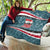 Syria Christmas Quilt with National Flag Motif, Coat of Arms Eagle, and Festive Snowflake Pattern - Wonder Print Shop