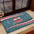 Syria Christmas Rubber Doormat with National Flag Motif, Coat of Arms Eagle, and Festive Snowflake Pattern - Wonder Print Shop