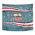 Syria Christmas Tapestry with National Flag Motif, Coat of Arms Eagle, and Festive Snowflake Pattern - Wonder Print Shop
