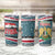 Syria Christmas Tumbler Cup with National Flag Motif, Coat of Arms Eagle, and Festive Snowflake Pattern - Wonder Print Shop