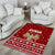 Syria Christmas Area Rug with Golden Eagle Emblem Christmas Camel Scene - Wonder Print Shop