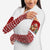 Syria Christmas Arm Sleeves with Golden Eagle Emblem Christmas Camel Scene - Wonder Print Shop