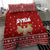 Syria Christmas Bedding Set with Golden Eagle Emblem Christmas Camel Scene - Wonder Print Shop