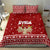 Syria Christmas Bedding Set with Golden Eagle Emblem Christmas Camel Scene - Wonder Print Shop