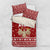 Syria Christmas Bedding Set with Golden Eagle Emblem Christmas Camel Scene - Wonder Print Shop