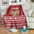 Syria Christmas Blanket with Golden Eagle Emblem Christmas Camel Scene - Wonder Print Shop
