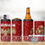 Syria Christmas 4 in 1 Can Cooler Tumbler with Golden Eagle Emblem Christmas Camel Scene - Wonder Print Shop