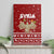 Syria Christmas Canvas Wall Art with Golden Eagle Emblem Christmas Camel Scene - Wonder Print Shop