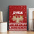 Syria Christmas Canvas Wall Art with Golden Eagle Emblem Christmas Camel Scene - Wonder Print Shop