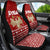 Syria Christmas Car Seat Cover with Golden Eagle Emblem Christmas Camel Scene - Wonder Print Shop