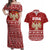 Syria Christmas Couples Matching Off Shoulder Maxi Dress and Hawaiian Shirt with Golden Eagle Emblem Christmas Camel Scene - Wonder Print Shop