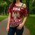 Syria Christmas Cross Shoulder Shirt with Golden Eagle Emblem Christmas Camel Scene - Wonder Print Shop