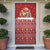Syria Christmas Door Cover with Golden Eagle Emblem Christmas Camel Scene - Wonder Print Shop