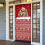 Syria Christmas Door Cover with Golden Eagle Emblem Christmas Camel Scene - Wonder Print Shop