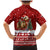 Syria Christmas Family Matching Mermaid Dress and Hawaiian Shirt with Golden Eagle Emblem Christmas Camel Scene - Wonder Print Shop