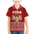 Syria Christmas Family Matching Mermaid Dress and Hawaiian Shirt with Golden Eagle Emblem Christmas Camel Scene - Wonder Print Shop