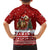Syria Christmas Family Matching Off Shoulder Maxi Dress and Hawaiian Shirt with Golden Eagle Emblem Christmas Camel Scene - Wonder Print Shop