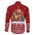 Syria Christmas Family Matching Off Shoulder Maxi Dress and Hawaiian Shirt with Golden Eagle Emblem Christmas Camel Scene - Wonder Print Shop
