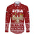Syria Christmas Family Matching Puletasi and Hawaiian Shirt with Golden Eagle Emblem Christmas Camel Scene - Wonder Print Shop