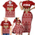 Syria Christmas Family Matching Short Sleeve Bodycon Dress and Hawaiian Shirt with Golden Eagle Emblem Christmas Camel Scene - Wonder Print Shop