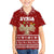 Syria Christmas Family Matching Summer Maxi Dress and Hawaiian Shirt with Golden Eagle Emblem Christmas Camel Scene - Wonder Print Shop