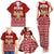 Syria Christmas Family Matching Tank Maxi Dress and Hawaiian Shirt with Golden Eagle Emblem Christmas Camel Scene - Wonder Print Shop