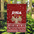 Syria Christmas Garden Flag with Golden Eagle Emblem Christmas Camel Scene - Wonder Print Shop