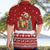 Syria Christmas Hawaiian Shirt with Golden Eagle Emblem Christmas Camel Scene - Wonder Print Shop