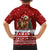 Syria Christmas Kid Hawaiian Shirt with Golden Eagle Emblem Christmas Camel Scene - Wonder Print Shop