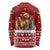 Syria Christmas Long Sleeve Shirt with Golden Eagle Emblem Christmas Camel Scene - Wonder Print Shop