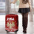 Syria Christmas Luggage Cover with Golden Eagle Emblem Christmas Camel Scene - Wonder Print Shop