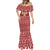 Syria Christmas Mermaid Dress with Golden Eagle Emblem Christmas Camel Scene - Wonder Print Shop