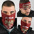 Syria Christmas Neck Gaiter with Golden Eagle Emblem Christmas Camel Scene - Wonder Print Shop