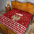 Syria Christmas Quilt with Golden Eagle Emblem Christmas Camel Scene - Wonder Print Shop