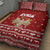 Syria Christmas Quilt Bed Set with Golden Eagle Emblem Christmas Camel Scene - Wonder Print Shop