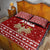 Syria Christmas Quilt Bed Set with Golden Eagle Emblem Christmas Camel Scene - Wonder Print Shop