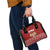 Syria Christmas Shoulder Handbag with Golden Eagle Emblem Christmas Camel Scene - Wonder Print Shop