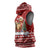 Syria Christmas Sleeveless Hoodie with Golden Eagle Emblem Christmas Camel Scene - Wonder Print Shop