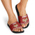 Syria Christmas Slide Sandals with Golden Eagle Emblem Christmas Camel Scene - Wonder Print Shop