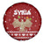 Syria Christmas Spare Tire Cover with Golden Eagle Emblem Christmas Camel Scene - Wonder Print Shop