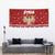 Syria Christmas Tapestry with Golden Eagle Emblem Christmas Camel Scene - Wonder Print Shop