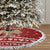 Syria Christmas Tree Skirt with Golden Eagle Emblem Christmas Camel Scene - Wonder Print Shop