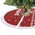 Syria Christmas Tree Skirt with Golden Eagle Emblem Christmas Camel Scene - Wonder Print Shop