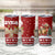 Syria Christmas Tumbler Cup with Golden Eagle Emblem Christmas Camel Scene - Wonder Print Shop