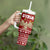 Syria Christmas Tumbler With Handle with Golden Eagle Emblem Christmas Camel Scene - Wonder Print Shop